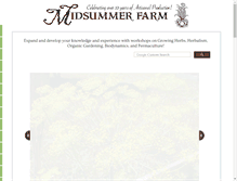 Tablet Screenshot of midsummerfarm.com